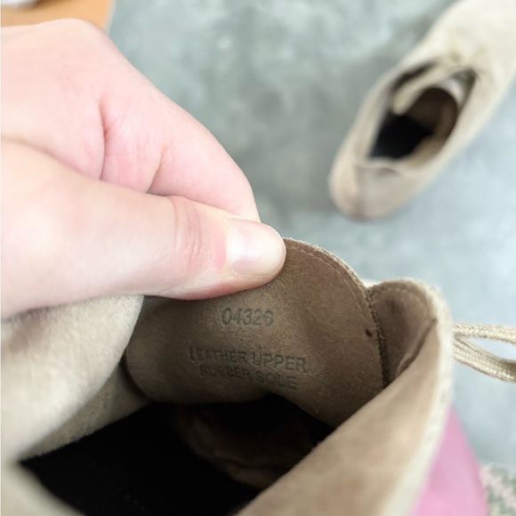 J Crew light tan suede macalister wedge booties size 7 - Picture 7 of 10